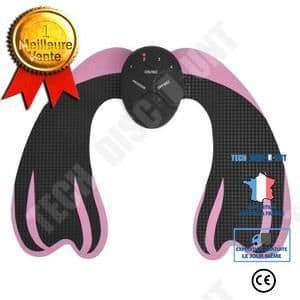 TD® Butt Lift Massager Machine Muscle Stimulation Massager Svart+Rosa