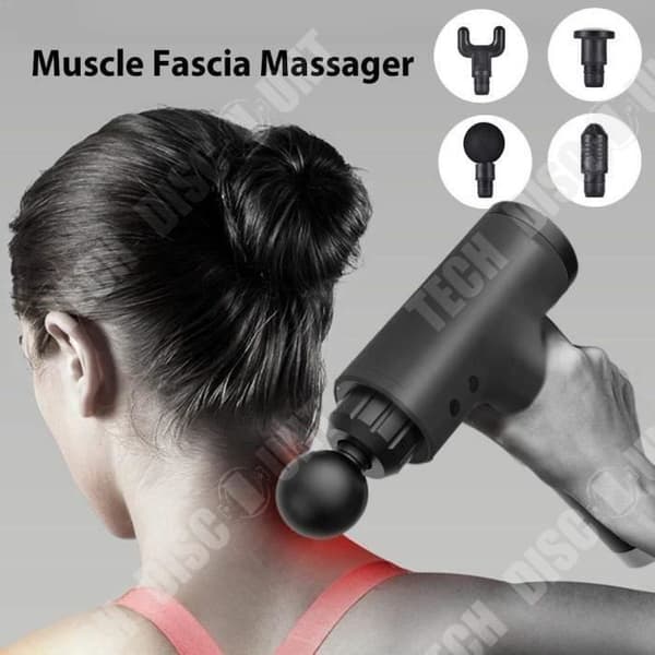 TD® Fascia pistol elektrisk muskelavslappnare fitness hammare ben vibration massage halsryggrad instrument transmembran