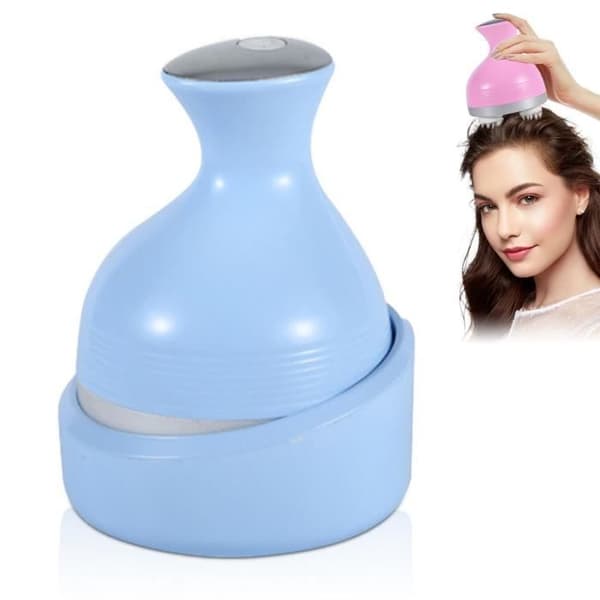 TD® Vattentät Head Massager Dragon Grab Hand Hårbotten Knådande Massage Machine Blå