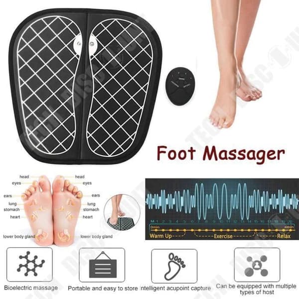 Intelligent fotmassageapparat för blodcirkulation, smart fotmassör