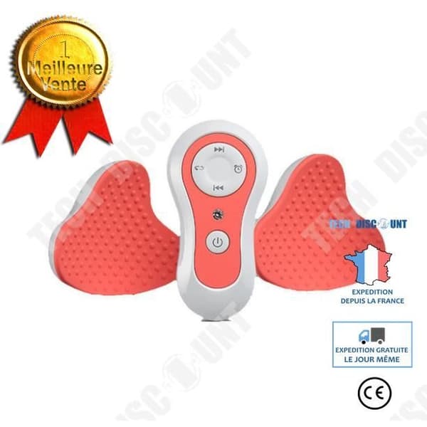 TD® Electric Chest Massager 3D Tredimensionell Chest Vibration Massager