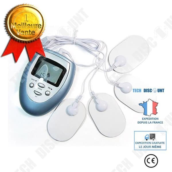 TD® Muskelpulsstimuleringsanordning Bantning Smärtlindring Smärtmassageapparat med koppning