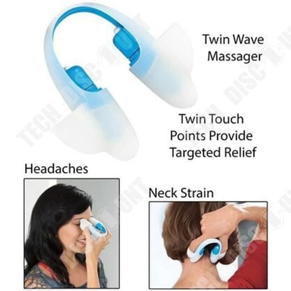 TD® Massager Mini Vibration Akupunkturpunkter Lågfrekvent massageapparat för smärtlindring Kroppsavslappning