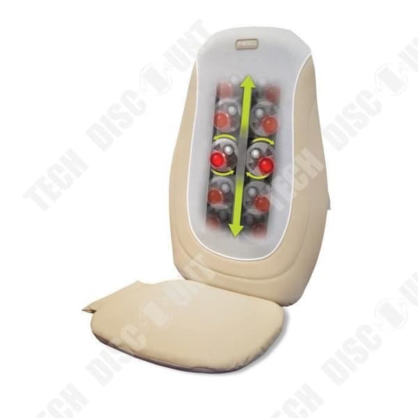 TD® Massagesits - 3 i 1 multifunktions massagestol - avtagbar