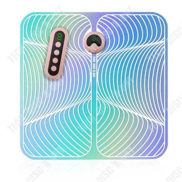 TD® Smart Fotmassagematta Fotmassager Pulsfotmassageapparat Ems Ben Pedikyr Maskin Fotmassageapparat P