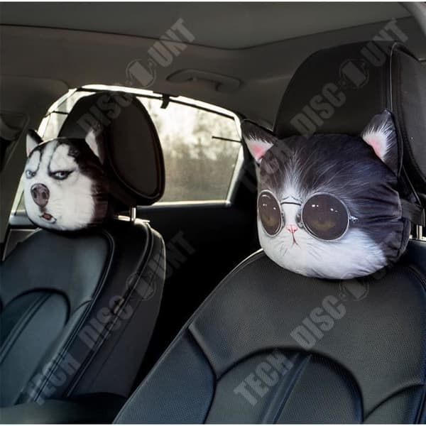 TD® Rolig 3D Cat Print Kudde Kudde Kreativ Söt Fylld Docka Present Heminredning appshopee®11887