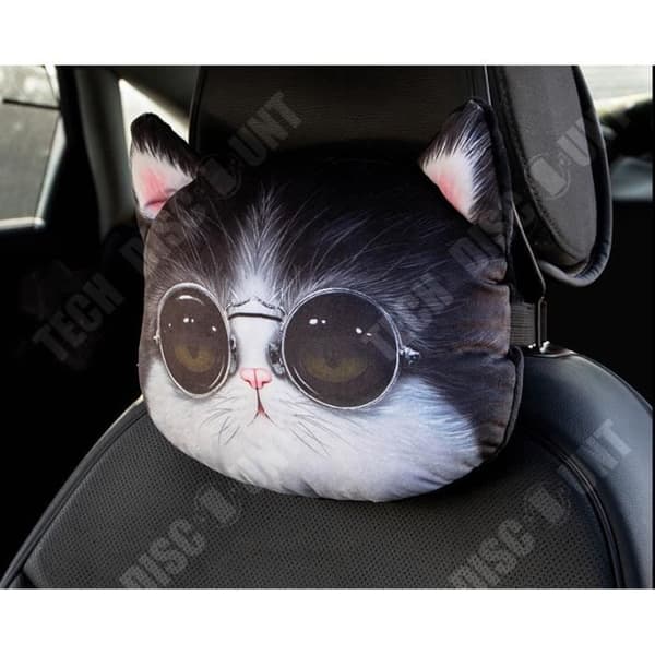 TD® Rolig 3D Cat Print Kudde Kudde Kreativ Söt Fylld Docka Present Heminredning appshopee®11887