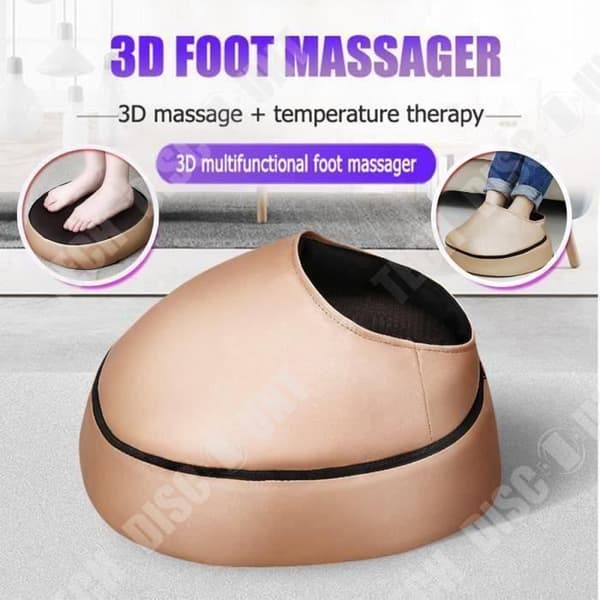 TD® Complete Foot Massager Uppvärmd massagemaskin lugnar muskeltrötthet