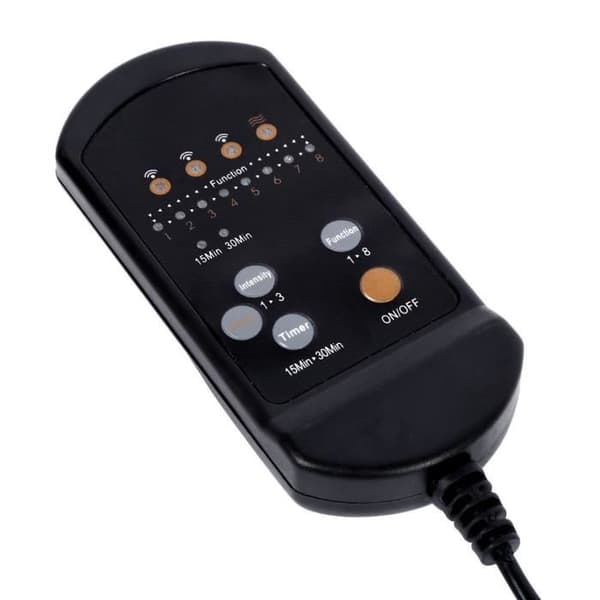 Massagesits Uppvärmd massagemadrass Massageapparat Ryggmassagestol