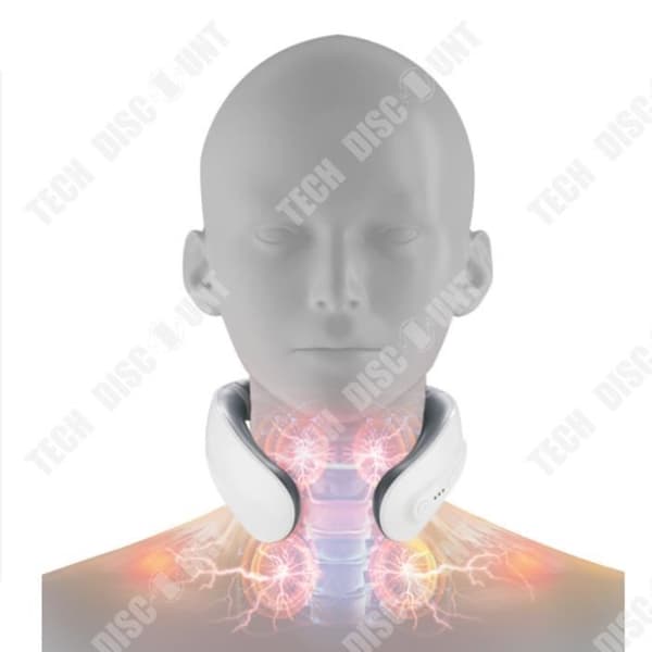 TD® INN Cervical Massage Device Cervikal Kudde Nacke Vibration Kota Nackskydd Varmkompress elektrisk massageapparat