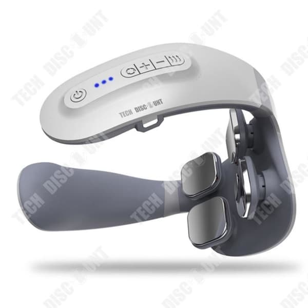 TD® INN Cervical Massage Device Cervikal Kudde Nacke Vibration Kota Nackskydd Varmkompress elektrisk massageapparat