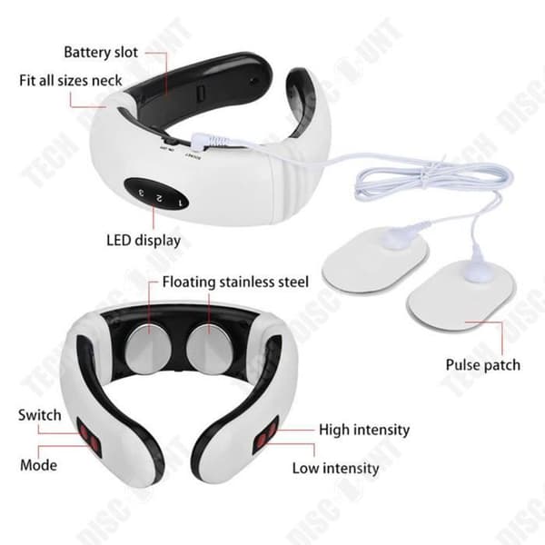 TD® Cervical Spine Massager Device Elektromagnetisk chock Puls Cervical Spine Physiotherapy Device