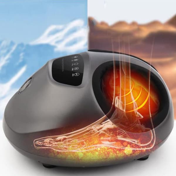 Fotmassager Automatisk knådande Shiatsu-uppvärmning Tyst multifunktionell 6 lägen Fotmassager