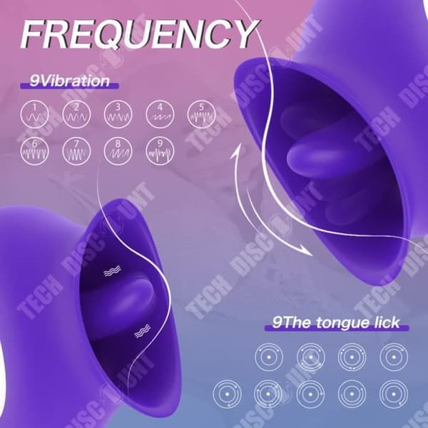 TD® Kvinnlig Vibrerande Massage Stick Trådlös Fjärrkontroll Vibrerande Silikon Vibrerande Stick Vattentät Massage Stick Happy Life Lila
