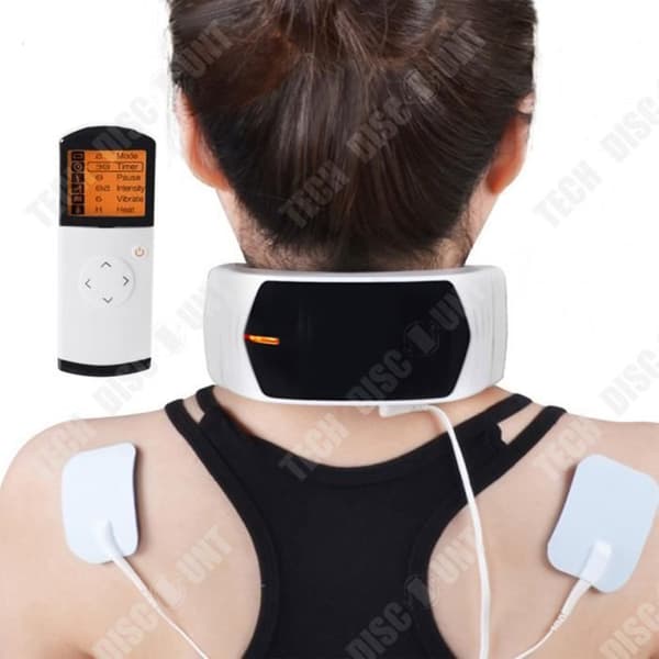 TD® Cervical Spine Massager Uppladdningsbar Nack Massager Nack Massager Intelligent fjärrkontroll Uppvärmning Vibration Puls