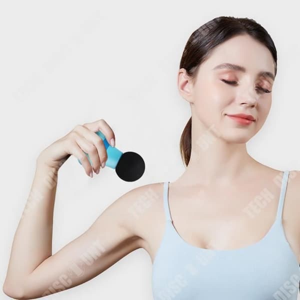 TD® Elektrisk muskelmassager muskelmembran instrument vibration avslappning spisrör smart chip mini fascia pisto