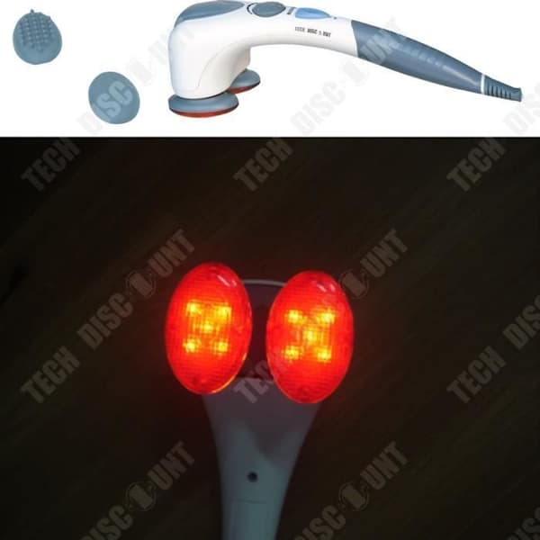 TD® Anticellulitmassageapparat Rygg Hårbotten Ansikte Livmoderhalsen Kropp Kroppsvibration Wellness Elektrisk värmestav