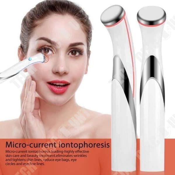 TD® Eye Massager Anti-Rynkle Anti-Aging Uppladdningsbar Sonic Vibration Eliminerar mörka ringar och ögonpåsar