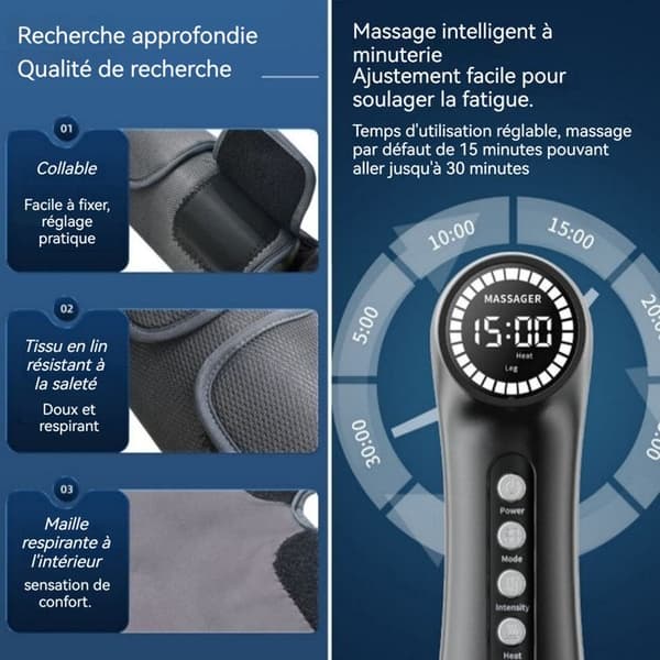 TD® Elektrisk luftvåg ben lufttryck massager spisrör skönhet ben instrument arm arm viktminskning massager