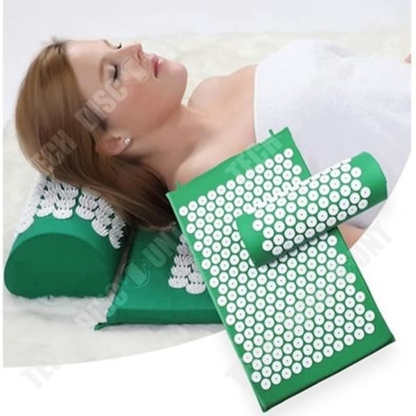 TD® Massagekudde Yoga Massage Akupunktur Muskelavslappning inomhusträning med kudde 66cm*42cm