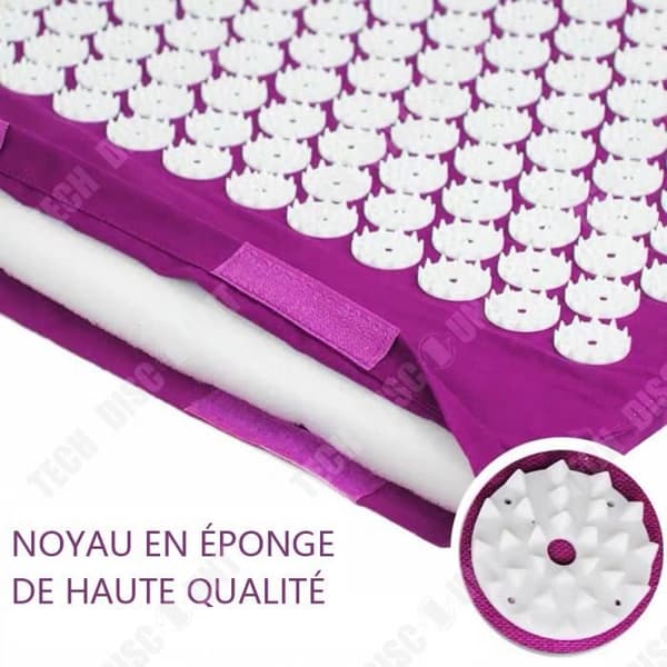 TD® Massagekudde Yoga Massage Akupunktur Muskelavslappning inomhusträning med kudde 65cm*40cm
