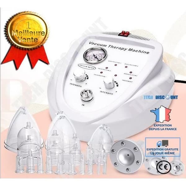Negativ jonmassager Bröstförstärkning Bröstförstärkning Långt infrarött skönhetsinstrument Vakuumkroppsmassager