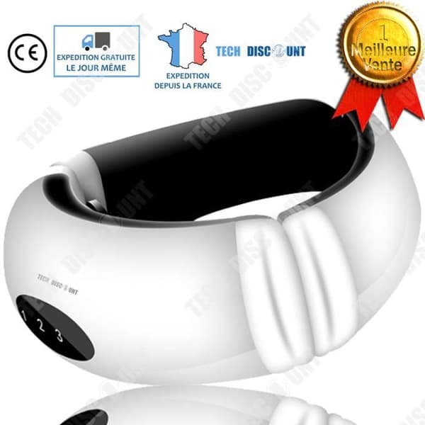 TD® Multifunktionell cervikal massageanordning Nacke Instrument Avslappning Knådning Wellness Kropp Bärbar Elektrisk Kraftfull