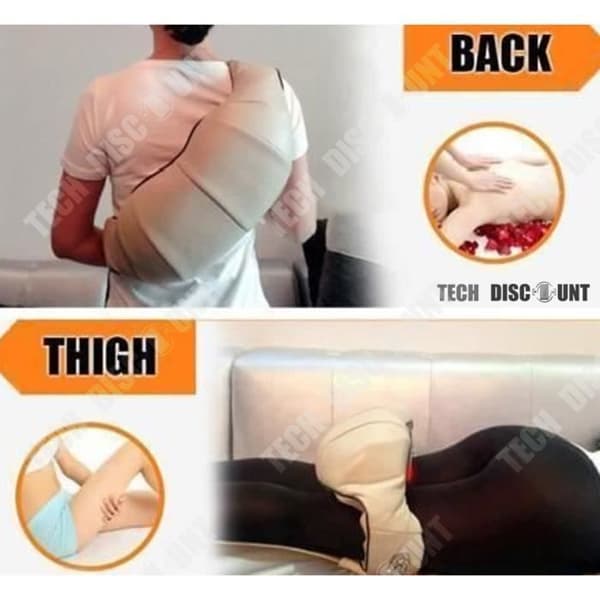 TD® Uppvärmd massagesjal / Kroppsmassage / Relaxer Decompressor / Muscles device Bekväm avslappning