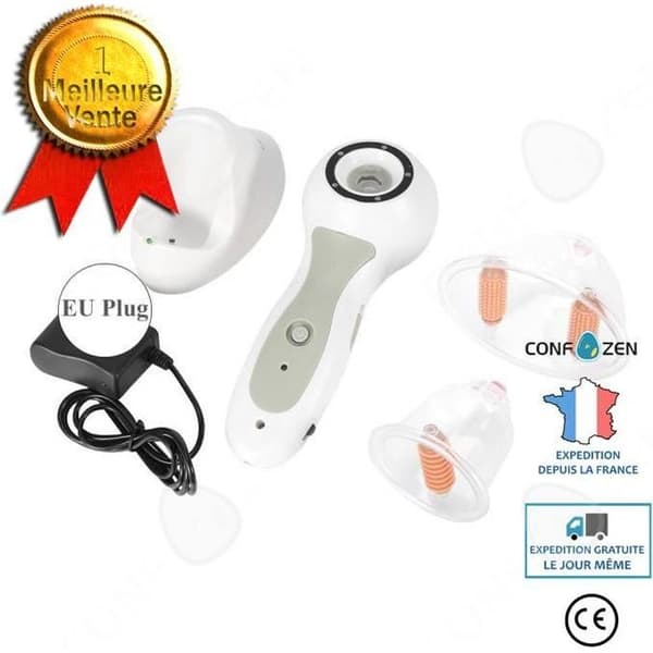 CONFO® anti-celluliter massageapparat bantning elektrisk kropp kvinnliga skinkor rullande sugkopp suglår effektiv utan