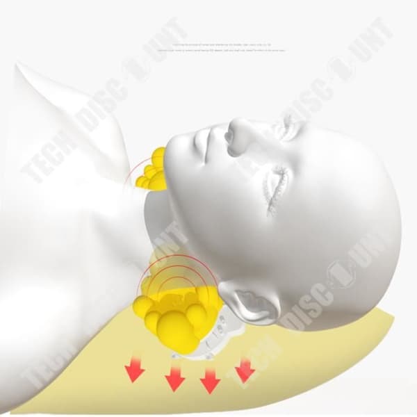 TD® INN® helkroppsmassage och uppvärmd madrass Multifunktionsmassage Sits Nacke, midja, axel, ryggmassageapparat