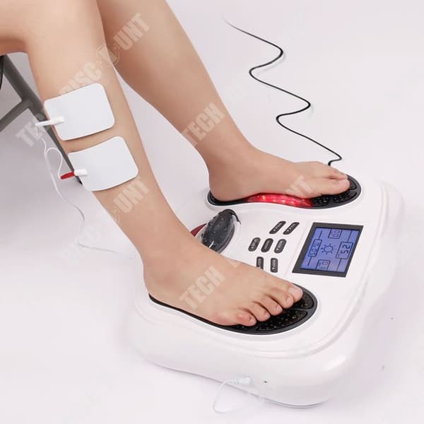 TD® Automatisk fotmassagemaskin massage akupunkt fotmassageapparat hushållsfot meridian muddring press fotinstrument