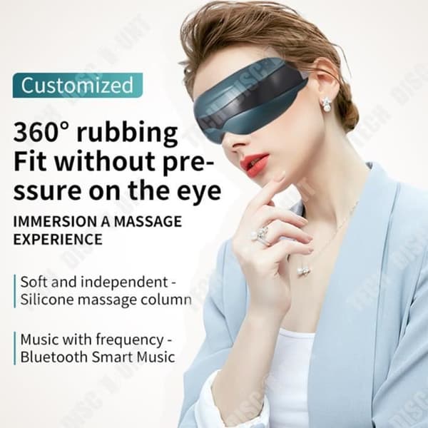TD® USB Visual Eye Protector Bluetooth Eye Massager 16 Multipoint Vibration 360 graders rotation