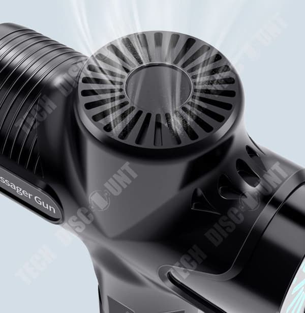 TD® Fascia Gun Massager Muscle Massager Massage Gun 6 massagehuvuden Impact Fascia Gun