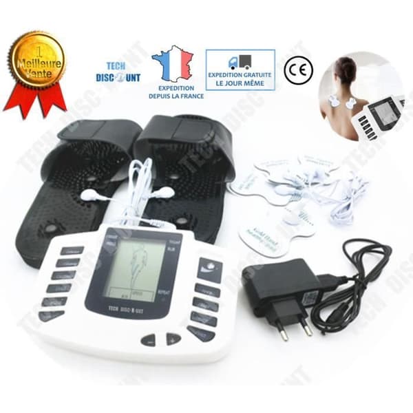 TD® Elektrisk massageapparat akupunktur multifunktion digital meridian fysioterapi Instrument Relax Muscle Pulse elektrisk kropp