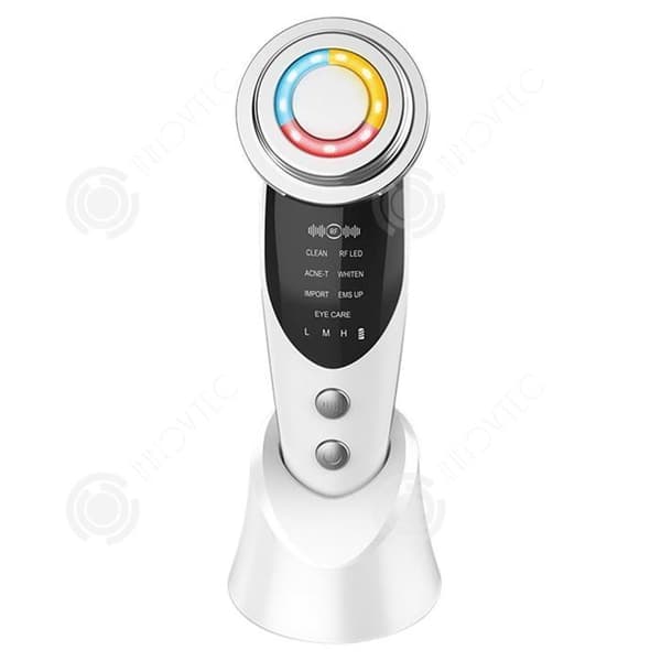 INN Skönhetsanordning 7 lägen 3 typer av ljuskällor LED Ansiktsmassageapparat med högfrekventa vibrationer