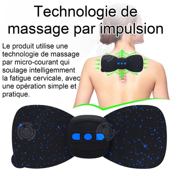 INN Elektrostimulator 150mA Mikrostöm Portabel Utbytbar Touchkontroll Ändring av läge Muskelsimulator