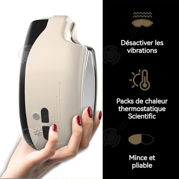 INN Ögonmassage 315g Snabb laddning Typ-C Tyst termo-fällning Hudvänlig ögonmassage med cha