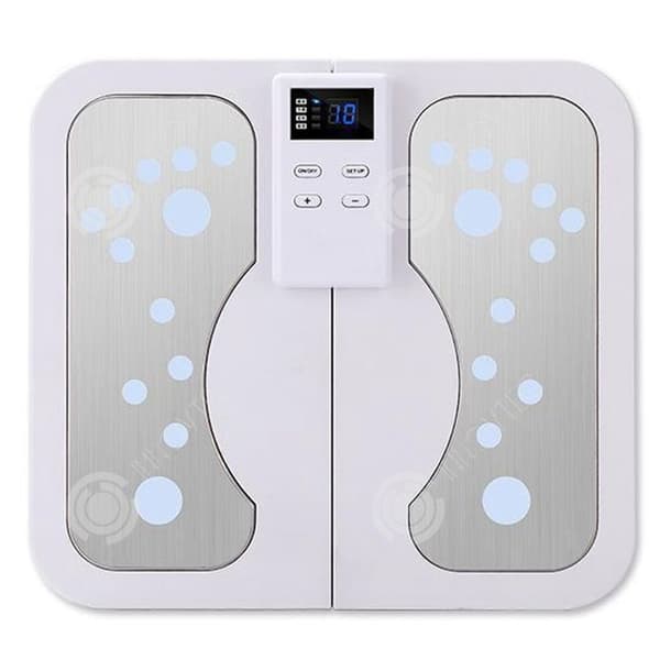 INN Fotmassageapparat 10 lägen Timer USB EMS Mikrovågsmart beröring Fällbar Portabel LCD-skärm 1.Fotmassageapparat