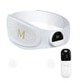 Miniatyrbild 1 av 4: INN Värmande massör med vibrationer och mikroström för midjan, EMS abdominalträningsutrustning med LED-display, 8 lägen, vit