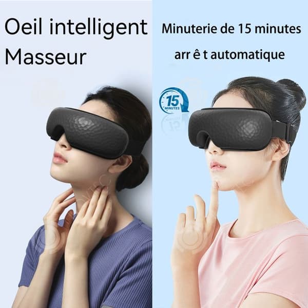 INN Oculär massör 5w 40 grader airbag massage Bluetooth musik Grafen uppvärmning Ögonskydd Bärbar design oculära massör