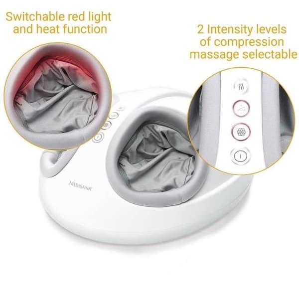MEDISANA FM 888 Foot Massager - Shiatsu och Kompressionsmassage - Bekväm storlek