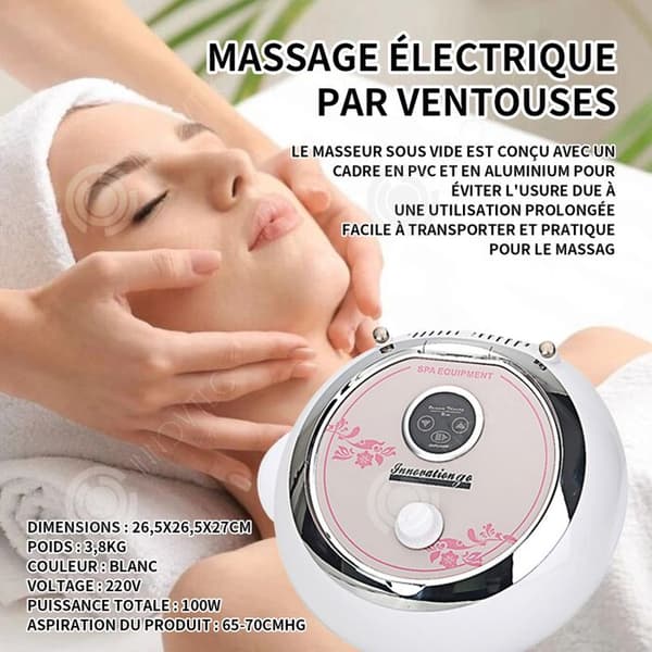 INN Therapy Machine 26,5x26,5x27cm Elektrisk Cupping Massage Vakuum Therapy Machine Massage Kroppsskulptur Formning