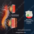 Miniatyrbild 3 av 4: TD Shiatsu massagestol 24W rygg nacke nödvändig uppvärmning muskel ländrygg avslappning anti-trötthet massage komfort Full massage