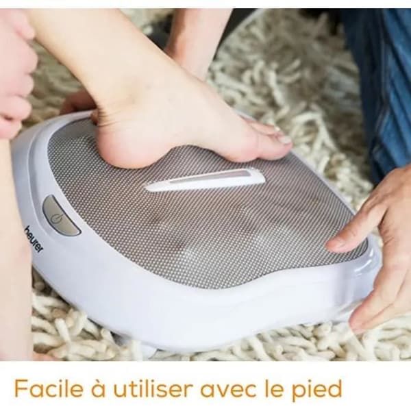Beurer FM 60 Shiatsu Foot Massager 50W Vit och Grå