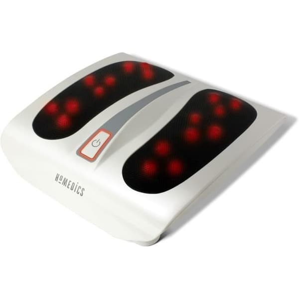 HoMedics elektrisk uppvärmd fotmassagerare - Elektrisk Shiatsu fotmassagerare - Värmealternativ för avkoppling