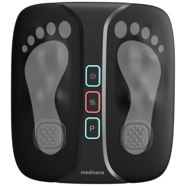 Medisana LM 100 Foot Massager - Intensiv bumpmassage och Shiatsu - Svart