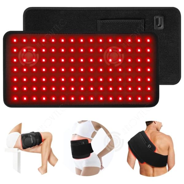 INN Infraröd värmebälte för att värma livmodern och skydda svans 120 LED tre chips fjärrkontroll med justerbar timer