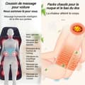 Miniatyrbild 3 av 4: INN Massage Stolen 24w 9 Justerbara Nivåer med Fjärrkontroll Massagefåtölj Ryggmassör Massagekudde för Bil och Hem