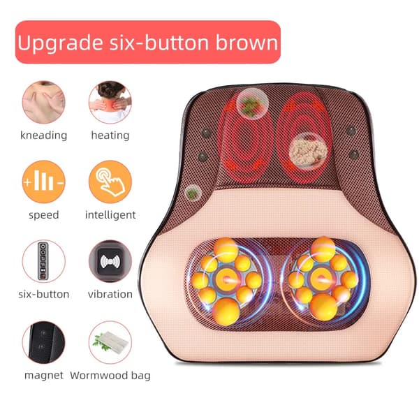 Massagepude, 16 massagebolde, justerbare hastighedsindstillinger,EU-stik, AM172-Z(vibration)