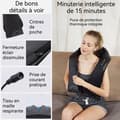 Miniatyrbild 2 av 4: INN Nackmassageapparat 12V 24W 2 lägen 16 massagehuvuden 3 justerbara intensitetsnivåer konstant temperaturvärme